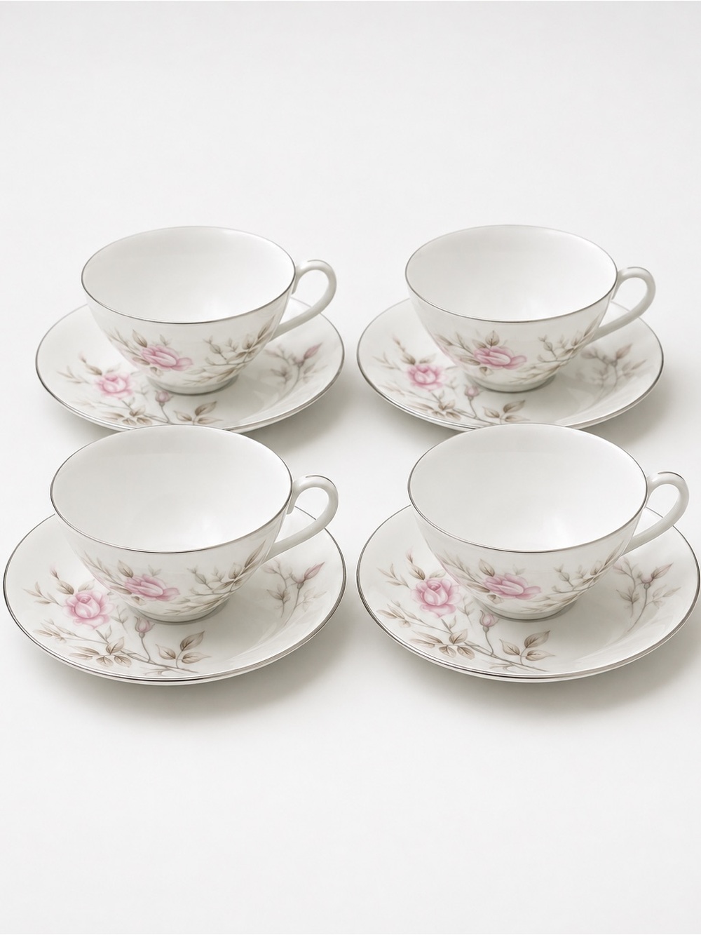 Citadel China Elizabeth 1469- 8 piece teacup and saucer set